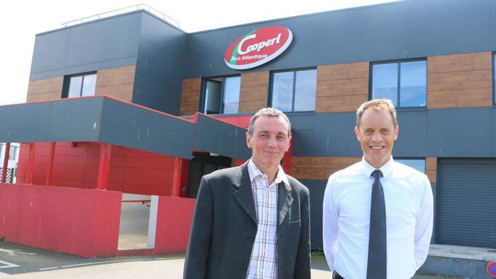 Patrice Drillet et Emmanuel Commault, respectivement président et directeur de la Cooperl. © I. Lejas